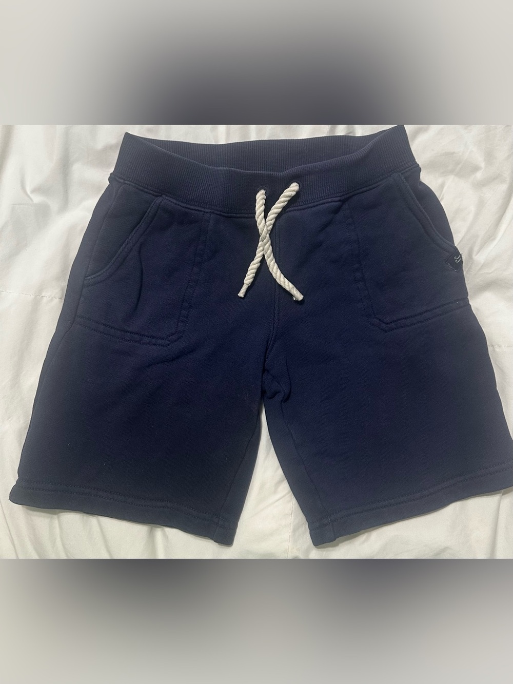 Boys 5T Janie and Jack Navy Blue Drawstring Comfy  Shorts